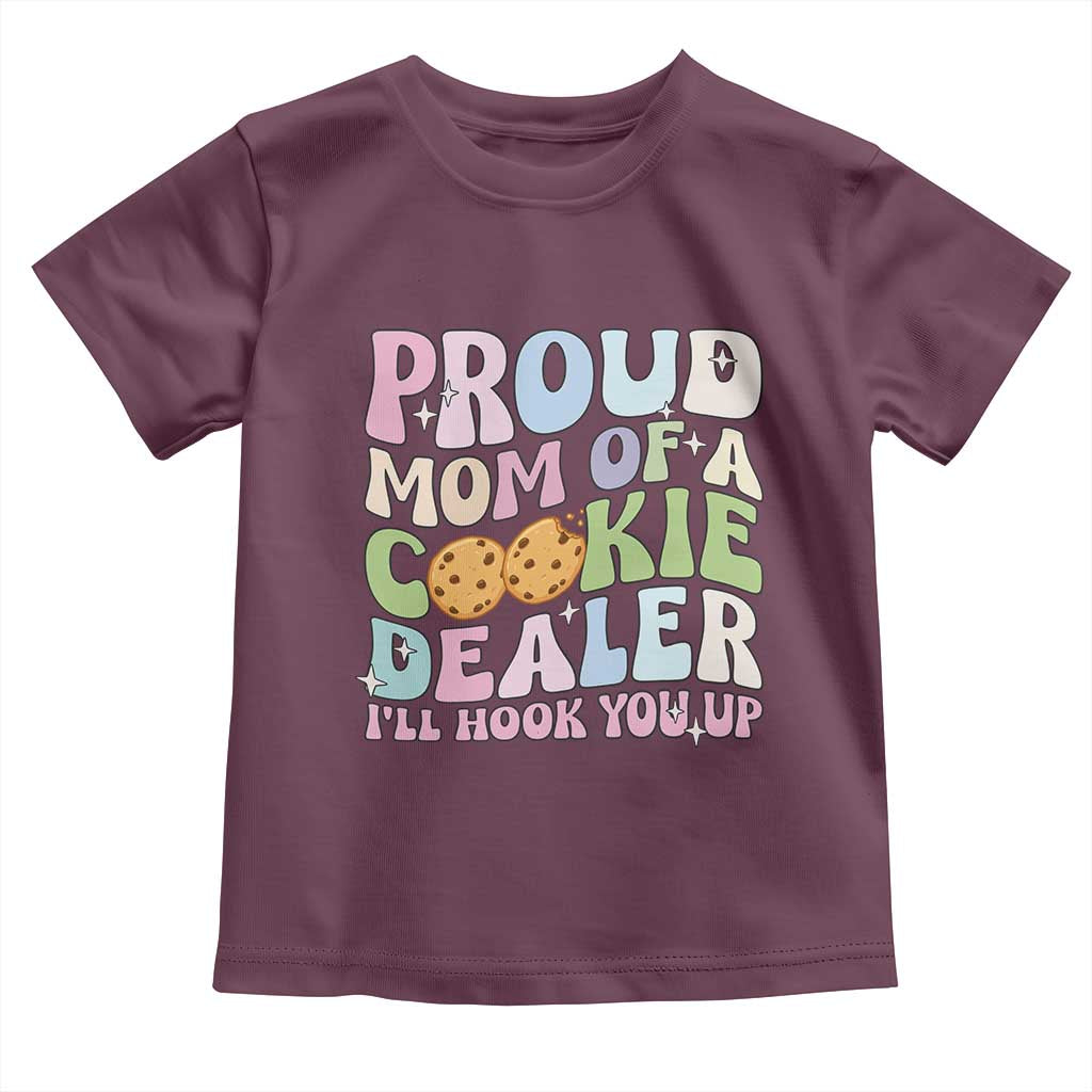 Scout Girl Mom Toddler T Shirt Proud Mom Of A Cookie Dealer Troop Leader Family Matching - Wonder Print Shop