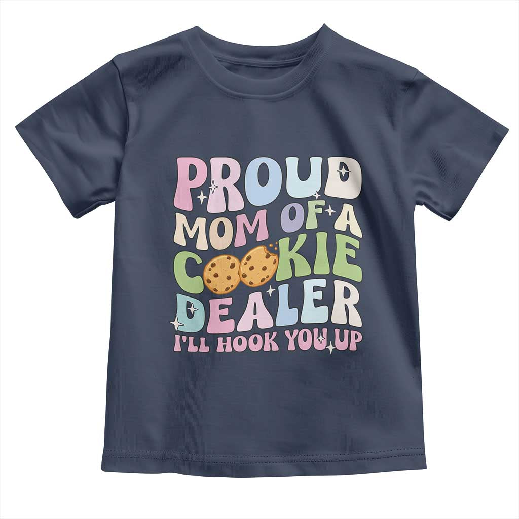 Scout Girl Mom Toddler T Shirt Proud Mom Of A Cookie Dealer Troop Leader Family Matching - Wonder Print Shop