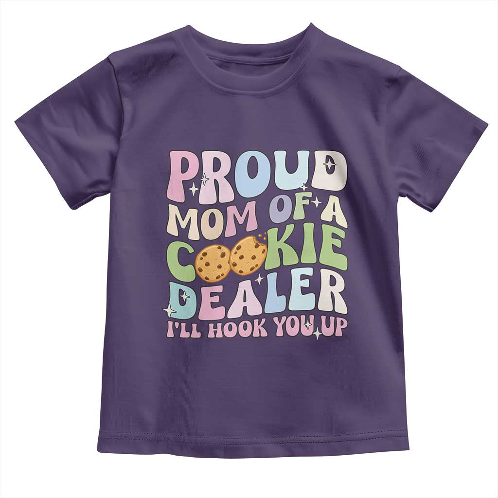 Scout Girl Mom Toddler T Shirt Proud Mom Of A Cookie Dealer Troop Leader Family Matching - Wonder Print Shop