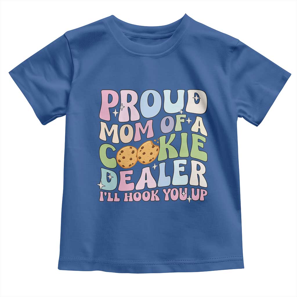 Scout Girl Mom Toddler T Shirt Proud Mom Of A Cookie Dealer Troop Leader Family Matching - Wonder Print Shop
