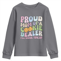 Scout Girl Mom Youth Sweatshirt Proud Mom Of A Cookie Dealer Troop Leader Family Matching - Wonder Print Shop