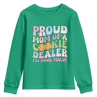 Scout Girl Mom Youth Sweatshirt Proud Mom Of A Cookie Dealer Troop Leader Family Matching - Wonder Print Shop