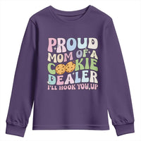 Scout Girl Mom Youth Sweatshirt Proud Mom Of A Cookie Dealer Troop Leader Family Matching - Wonder Print Shop
