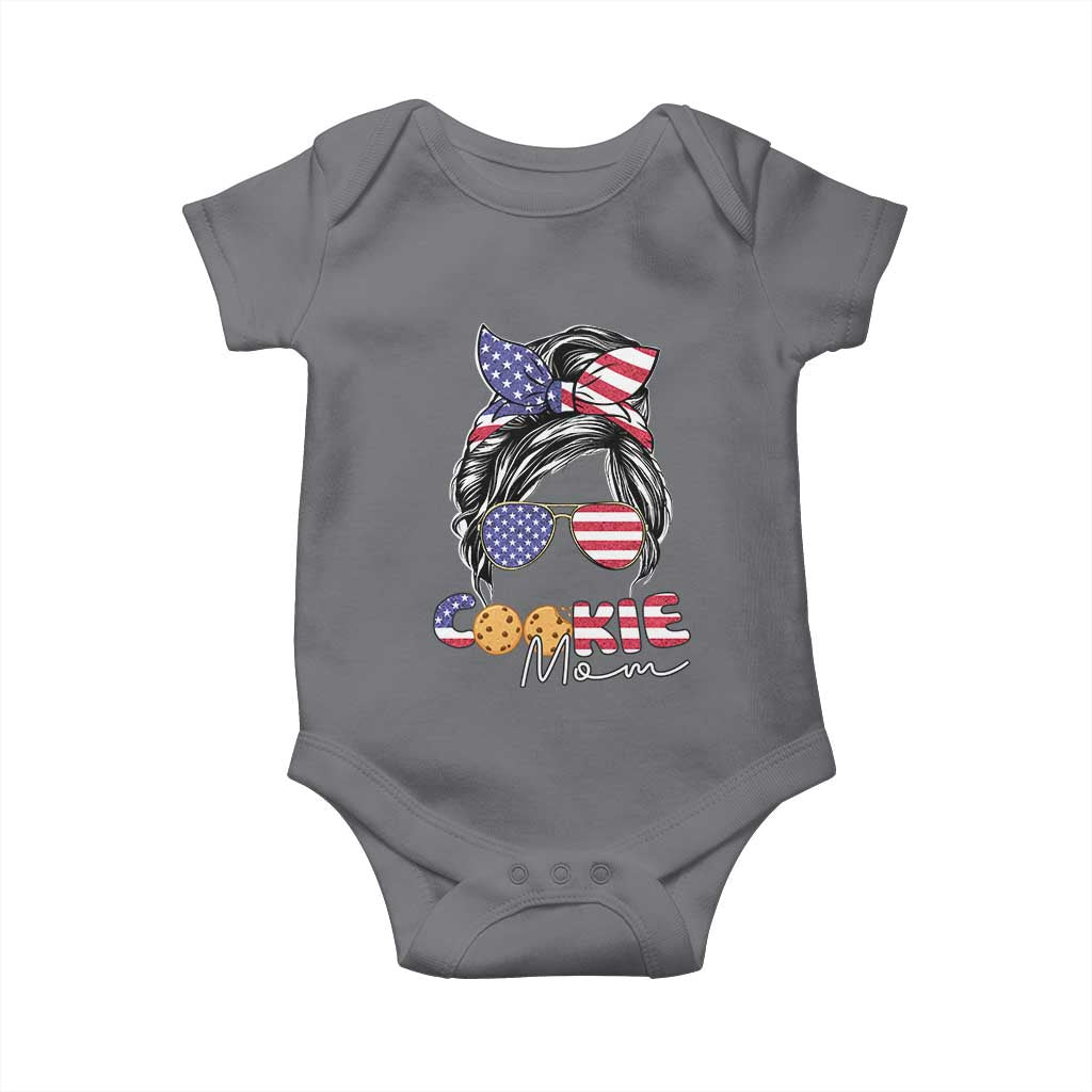 Scout Girl Mom Baby Onesie American Proud Cookie Mom Troop Leader Family Matching - Wonder Print Shop
