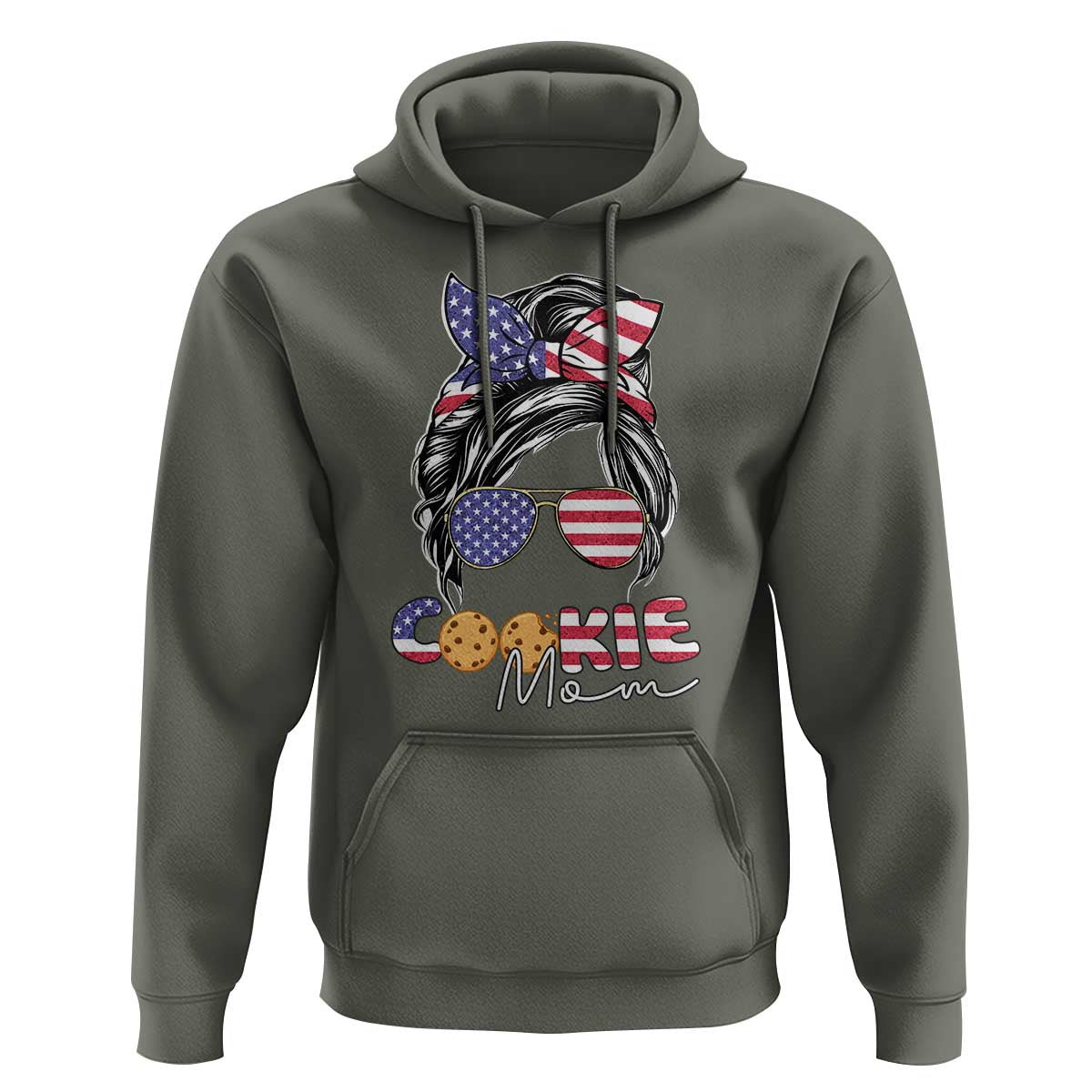 Scout Girl Mom Hoodie American Proud Cookie Mom Troop Leader Family Matching TS02
