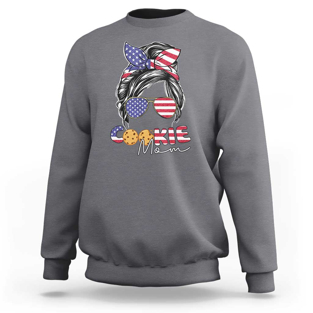Scout Girl Mom Sweatshirt American Proud Cookie Mom Troop Leader Family Matching TS02