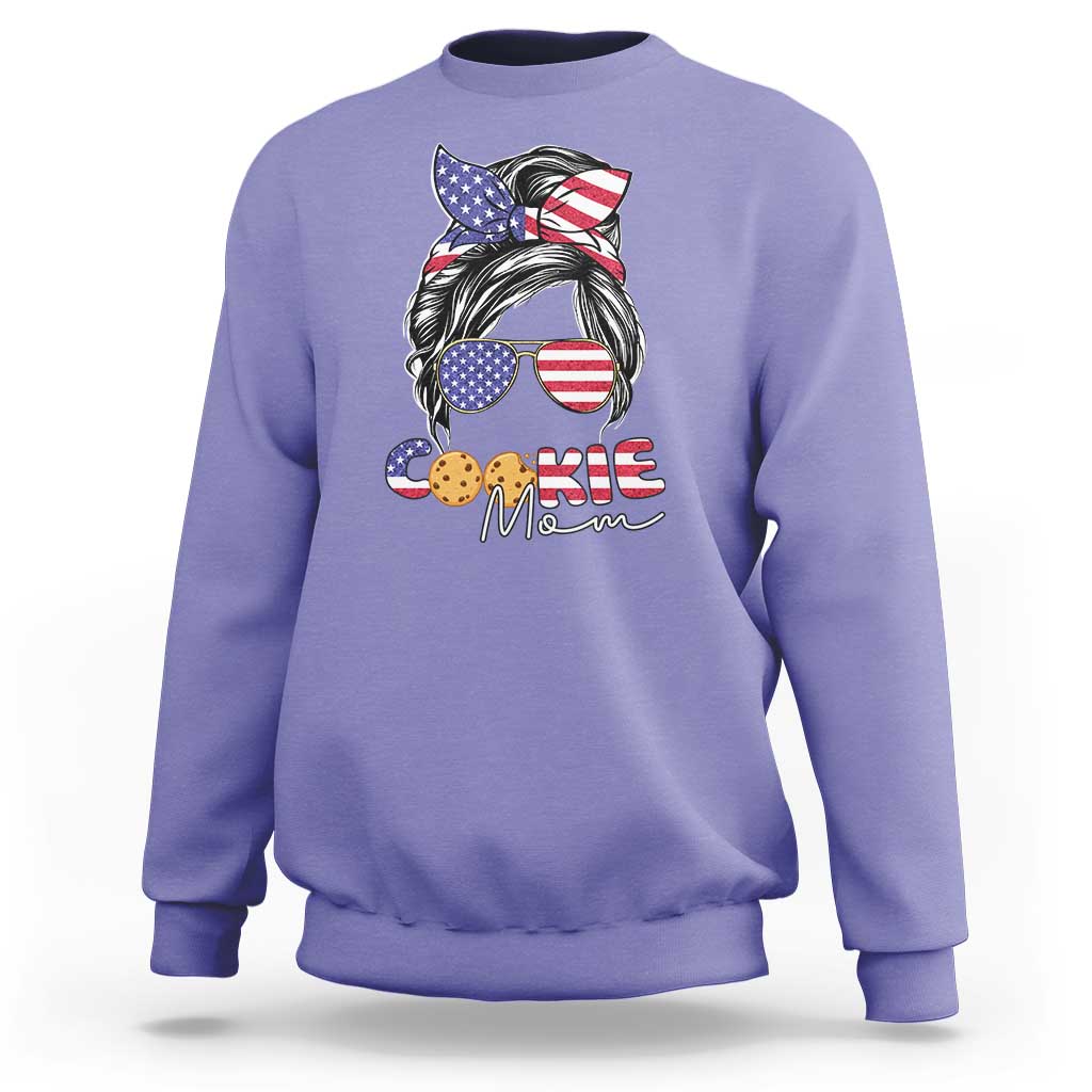 Scout Girl Mom Sweatshirt American Proud Cookie Mom Troop Leader Family Matching TS02