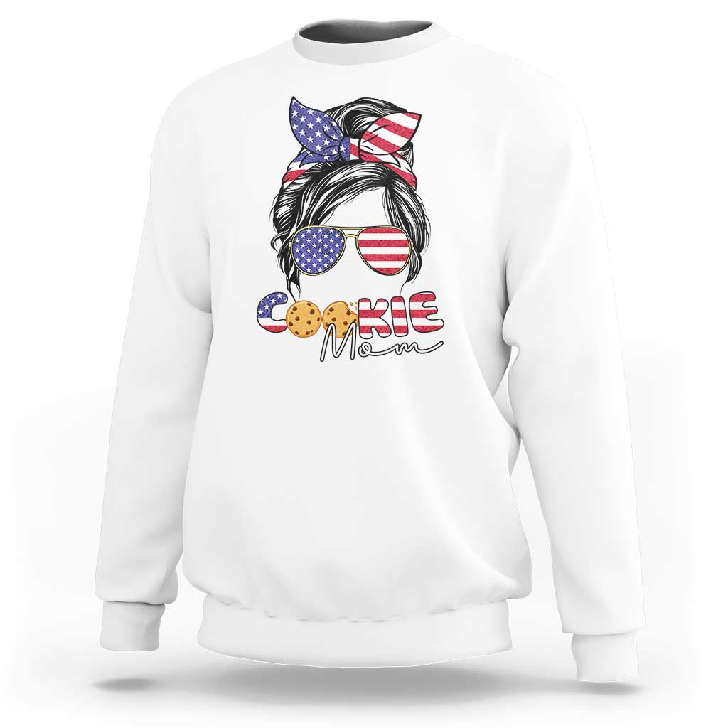 Scout Girl Mom Sweatshirt American Proud Cookie Mom Troop Leader Family Matching TS02