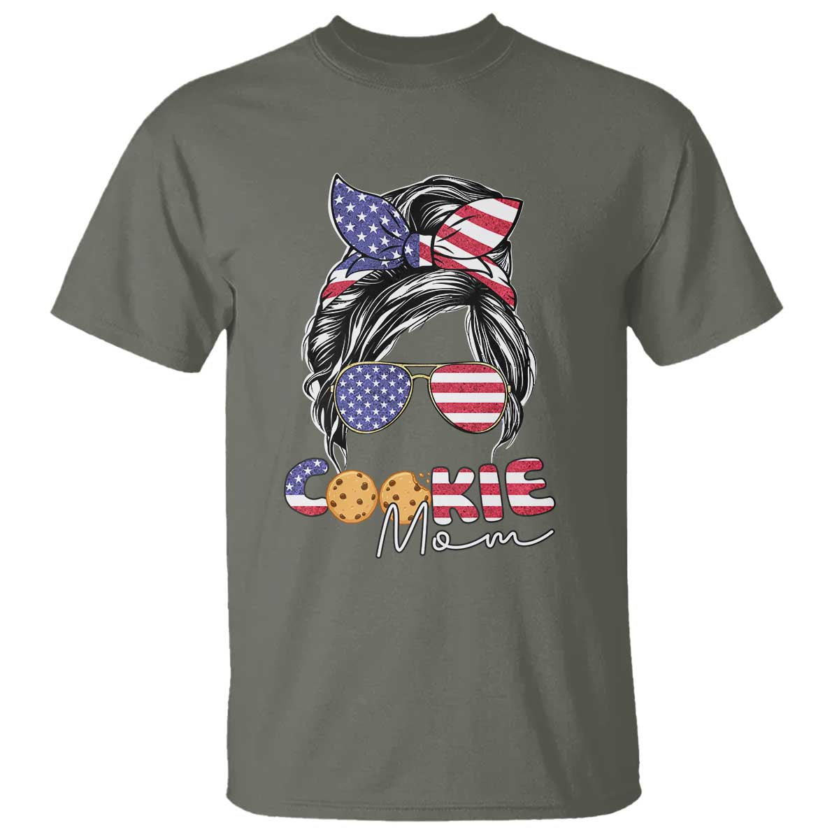 Scout Girl Mom T Shirt American Proud Cookie Mom Troop Leader Family Matching TS02