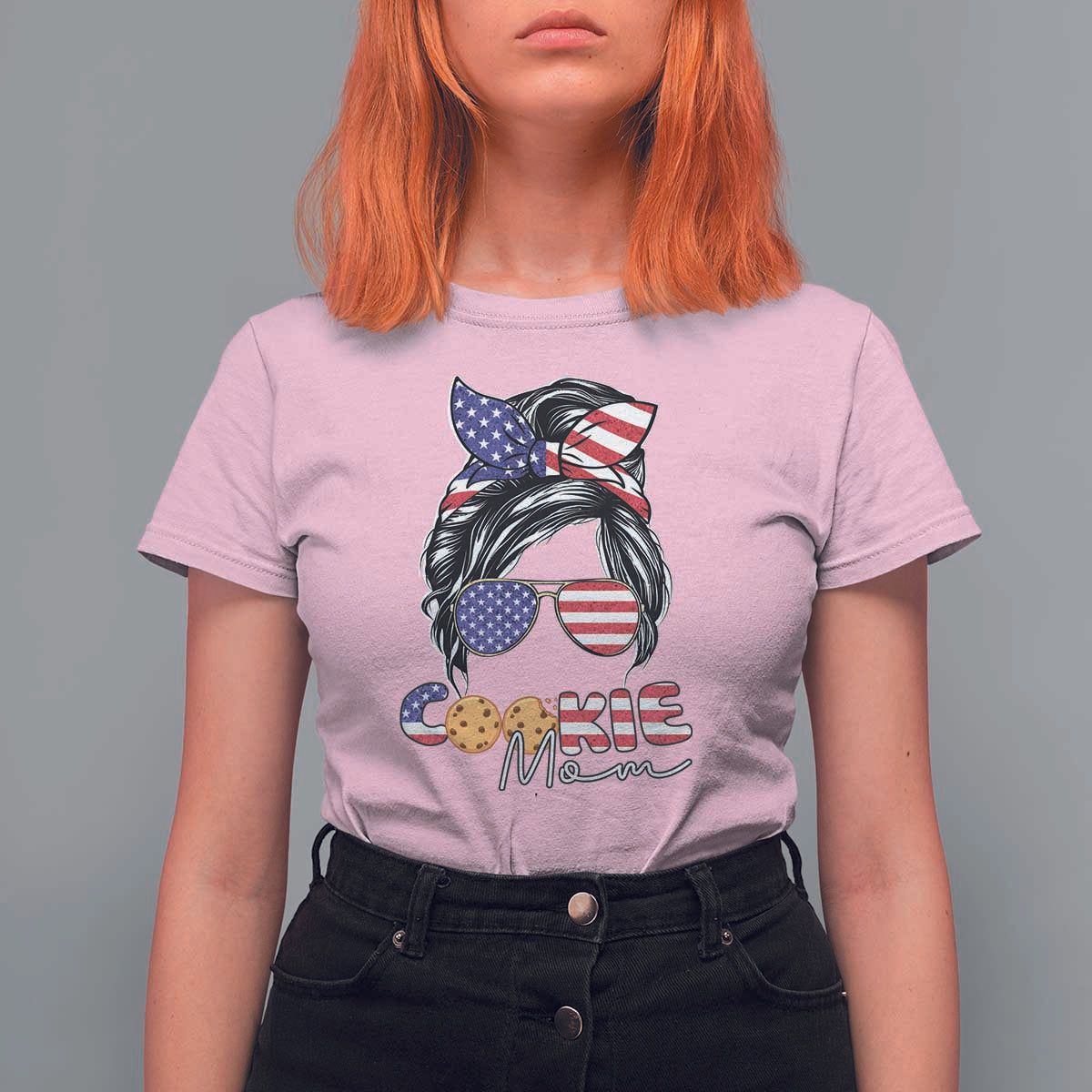 Scout Girl Mom T Shirt For Women American Proud Cookie Mom Troop Leader Family Matching - Wonder Print Shop