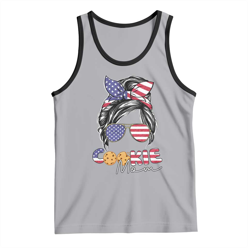 Scout Girl Mom Tank Top American Proud Cookie Mom Troop Leader Family Matching - Wonder Print Shop