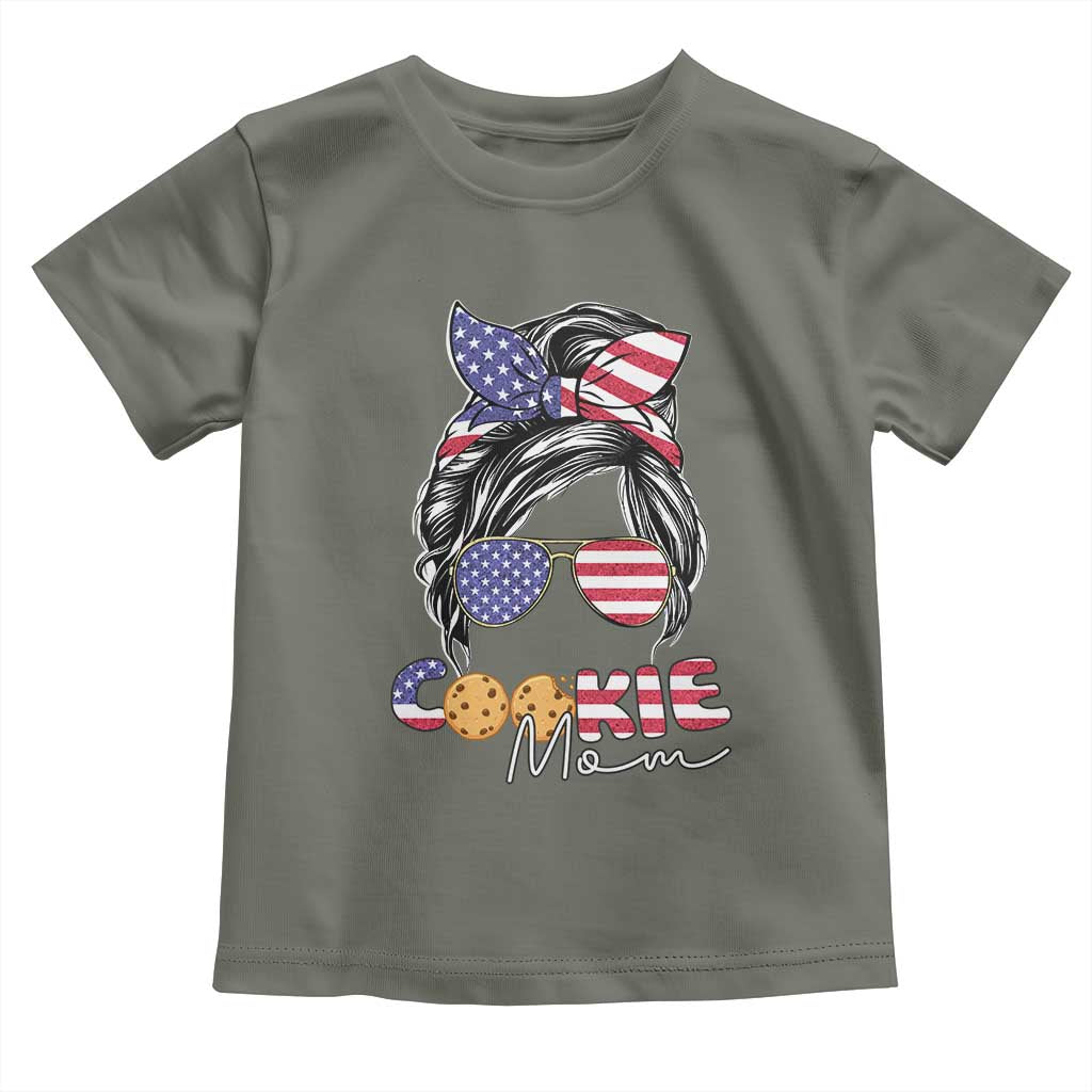 Scout Girl Mom Toddler T Shirt American Proud Cookie Mom Troop Leader Family Matching - Wonder Print Shop