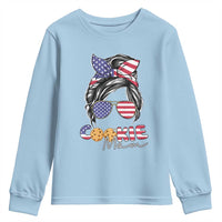 Scout Girl Mom Youth Sweatshirt American Proud Cookie Mom Troop Leader Family Matching - Wonder Print Shop