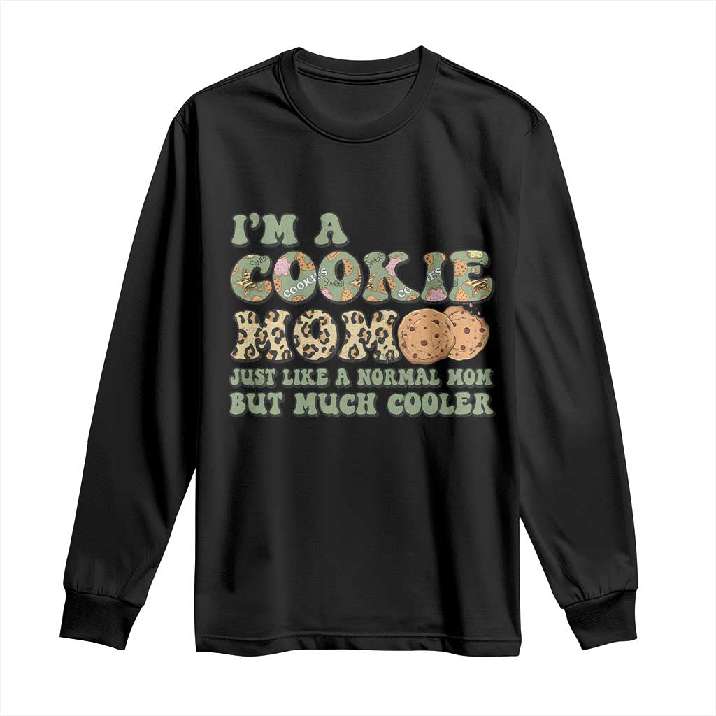 Funny Scout Girl Mom Long Sleeve Shirt I'm A Cookie Mom Cookie Dealer Troop Leader - Wonder Print Shop