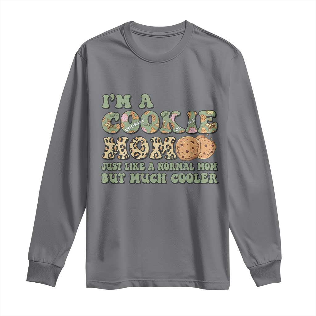 Funny Scout Girl Mom Long Sleeve Shirt I'm A Cookie Mom Cookie Dealer Troop Leader - Wonder Print Shop