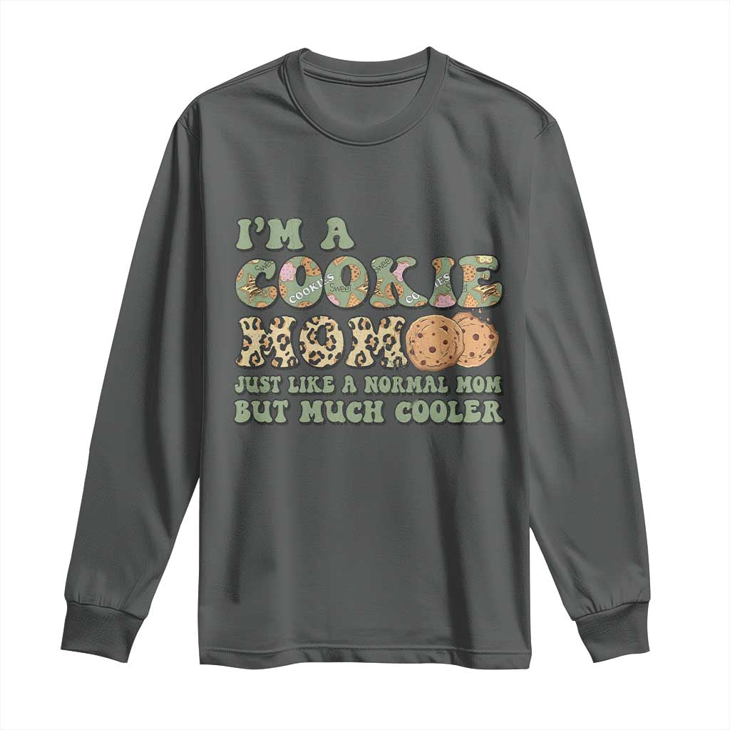 Funny Scout Girl Mom Long Sleeve Shirt I'm A Cookie Mom Cookie Dealer Troop Leader - Wonder Print Shop