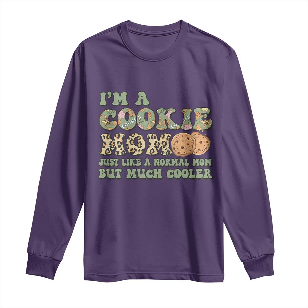 Funny Scout Girl Mom Long Sleeve Shirt I'm A Cookie Mom Cookie Dealer Troop Leader - Wonder Print Shop