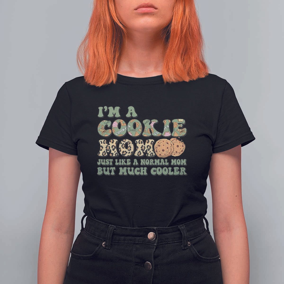 Funny Scout Girl Mom T Shirt For Women I'm A Cookie Mom Cookie Dealer Troop Leader - Wonder Print Shop