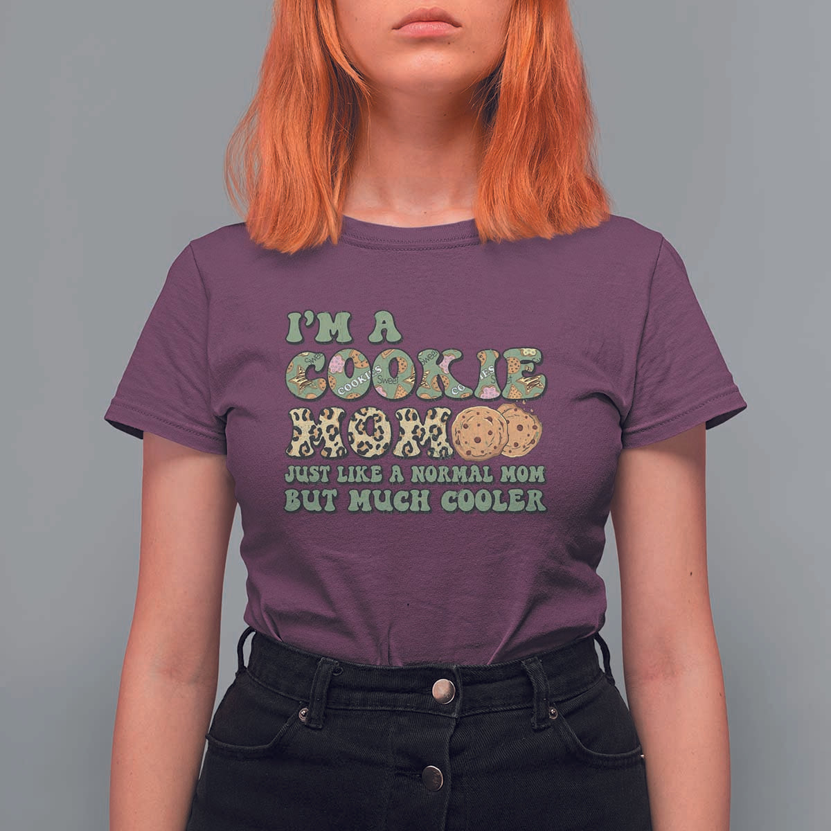 Funny Scout Girl Mom T Shirt For Women I'm A Cookie Mom Cookie Dealer Troop Leader - Wonder Print Shop