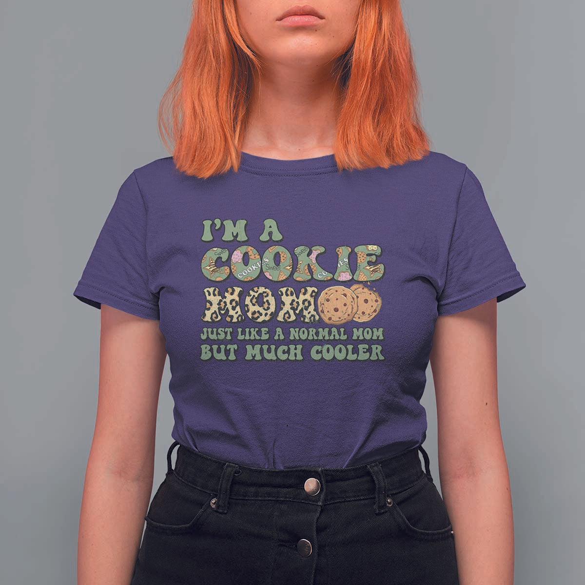 Funny Scout Girl Mom T Shirt For Women I'm A Cookie Mom Cookie Dealer Troop Leader - Wonder Print Shop