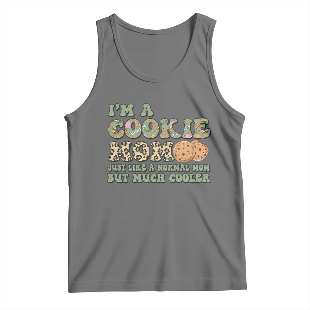 Funny Scout Girl Mom Tank Top I'm A Cookie Mom Cookie Dealer Troop Leader - Wonder Print Shop