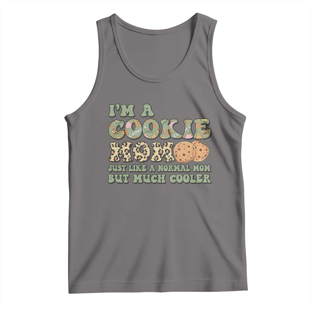 Funny Scout Girl Mom Tank Top I'm A Cookie Mom Cookie Dealer Troop Leader - Wonder Print Shop
