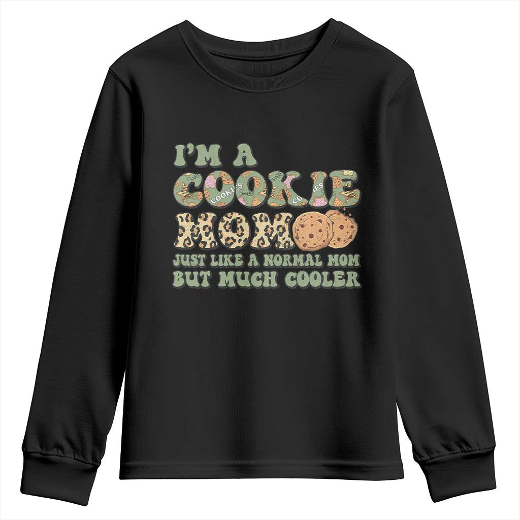 Funny Scout Girl Mom Youth Sweatshirt I'm A Cookie Mom Cookie Dealer Troop Leader - Wonder Print Shop