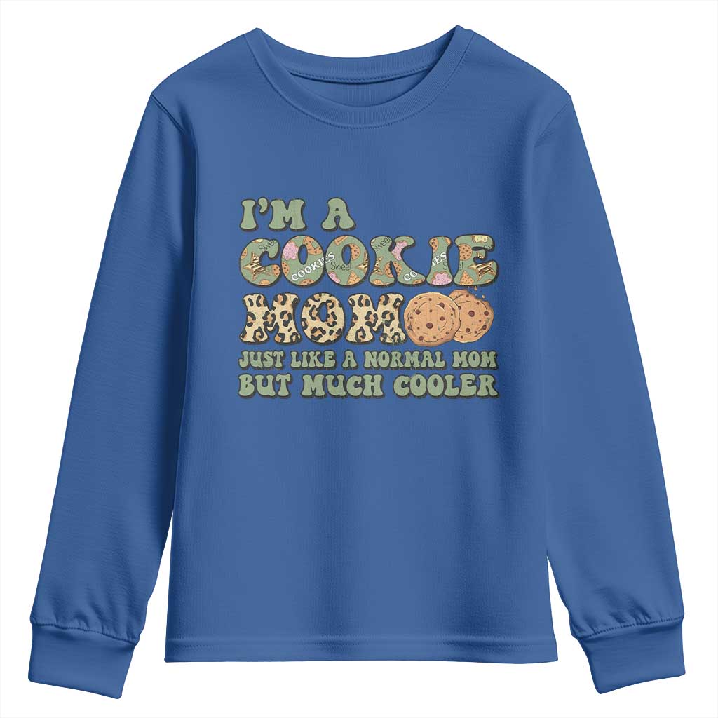 Funny Scout Girl Mom Youth Sweatshirt I'm A Cookie Mom Cookie Dealer Troop Leader - Wonder Print Shop