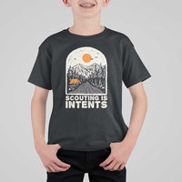 Funny Scout Camping T Shirt For Kid Scouting Is Intents Hiking Camper Outdoors Adventure - Wonder Print Shop