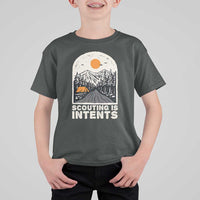 Funny Scout Camping T Shirt For Kid Scouting Is Intents Hiking Camper Outdoors Adventure - Wonder Print Shop