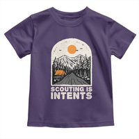 Funny Scout Camping Toddler T Shirt Scouting Is Intents Hiking Camper Outdoors Adventure - Wonder Print Shop