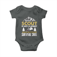 Funny Scout Baby Onesie Being A Scout Is Not A Hobby It's A Survial Skill Scouting