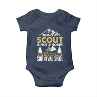 Funny Scout Baby Onesie Being A Scout Is Not A Hobby It's A Survial Skill Scouting
