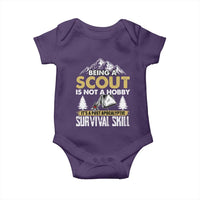 Funny Scout Baby Onesie Being A Scout Is Not A Hobby It's A Survial Skill Scouting