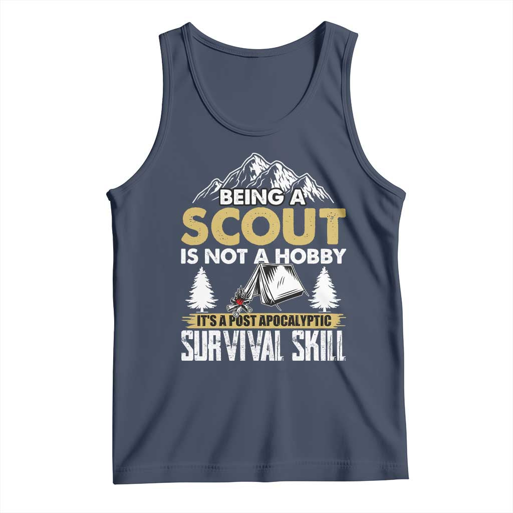 Funny Scout Tank Top Being A Scout Is Not A Hobby It's A Survial Skill Scouting