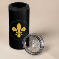 Scout Law Values 4 in 1 Can Cooler Tumbler Scouting Troop Leader Fleur-de-Lis