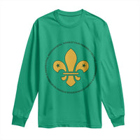 Scout Law Values Long Sleeve Shirt Scouting Troop Leader Fleur-de-Lis
