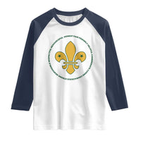 Scout Law Values Raglan Shirt Scouting Troop Leader Fleur-de-Lis