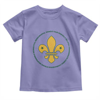 Scout Law Values Toddler T Shirt Scouting Troop Leader Fleur-de-Lis