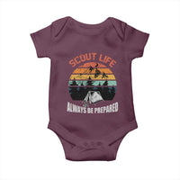 Scout Camping Baby Onesie Scout Camping Always Be Prepared Hiking Camping Outdoors Troop Leader