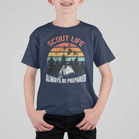 Scout Camping T Shirt For Kid Scout Camping Always Be Prepared Hiking Camping Outdoors Troop Leader