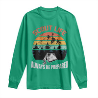 Scout Camping Long Sleeve Shirt Scout Camping Always Be Prepared Hiking Camping Outdoors Troop Leader