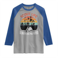 Scout Camping Raglan Shirt Scout Camping Always Be Prepared Hiking Camping Outdoors Troop Leader