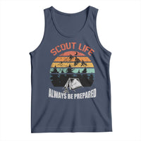 Scout Camping Tank Top Scout Camping Always Be Prepared Hiking Camping Outdoors Troop Leader