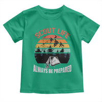 Scout Camping Toddler T Shirt Scout Camping Always Be Prepared Hiking Camping Outdoors Troop Leader
