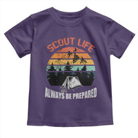 Scout Camping Toddler T Shirt Scout Camping Always Be Prepared Hiking Camping Outdoors Troop Leader