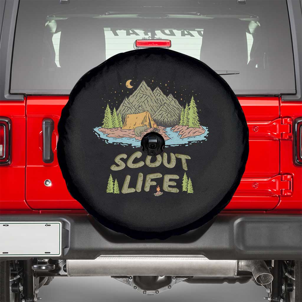 Scout Camping Spare Tire Cover Scout Camping Life Hiking Camping Outdoors Troop Leader