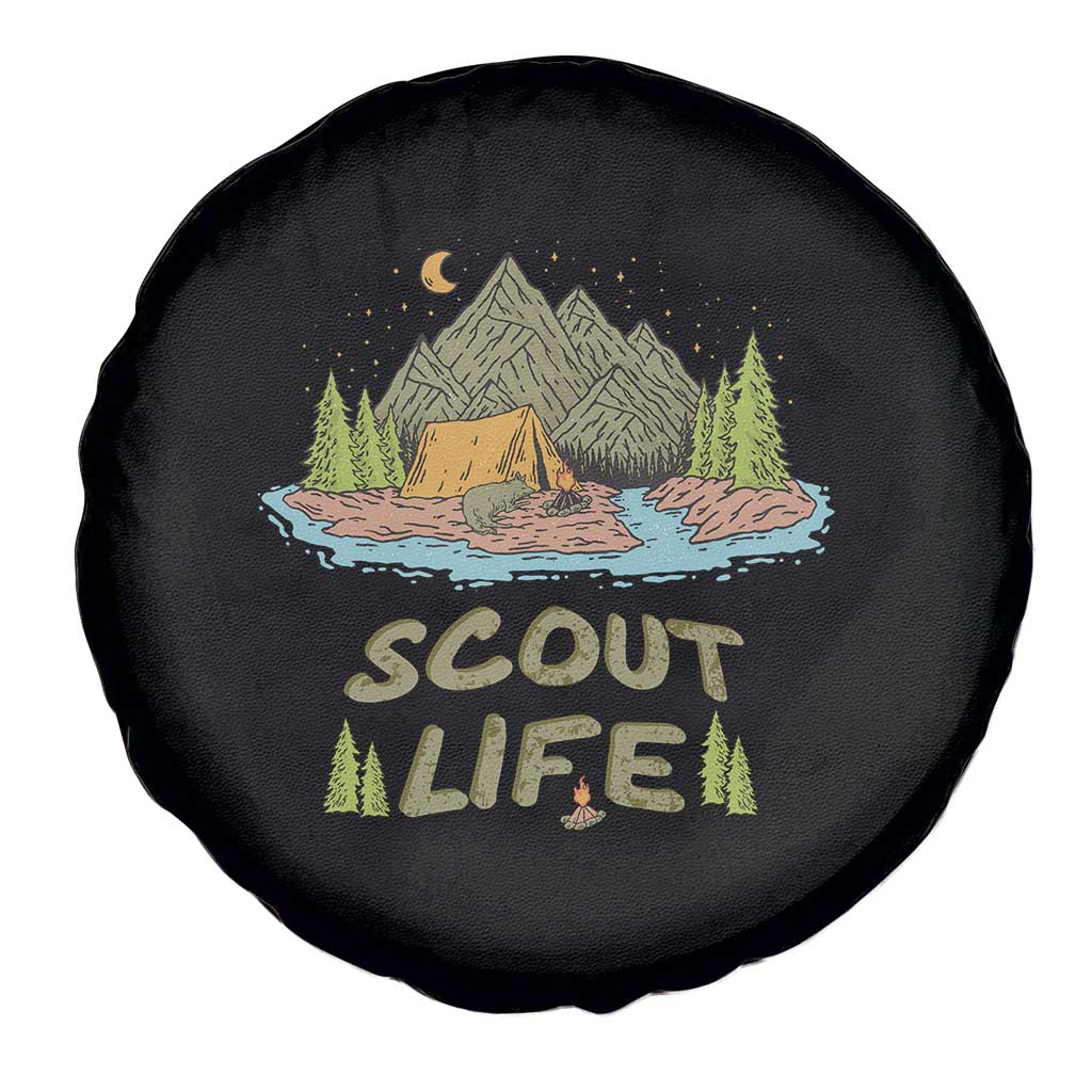 Scout Camping Spare Tire Cover Scout Camping Life Hiking Camping Outdoors Troop Leader