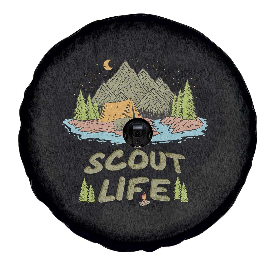 Scout Camping Spare Tire Cover Scout Camping Life Hiking Camping Outdoors Troop Leader