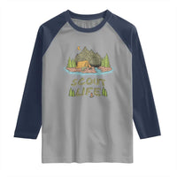 Scout Camping Raglan Shirt Scout Camping Life Hiking Camping Outdoors Troop Leader